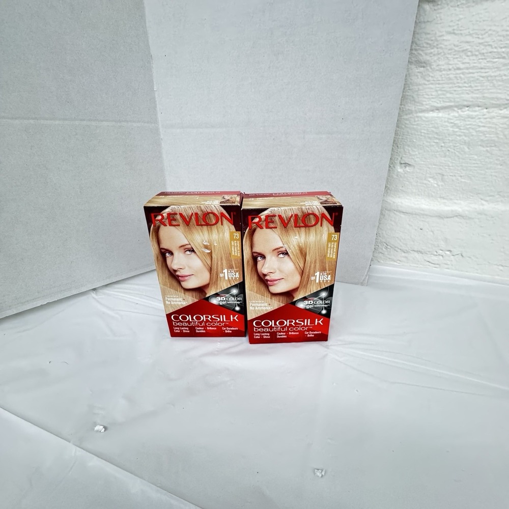 REVLON ColorSilk Permanent Hair Color Permanent #73 Champagne Blonde  Gel‎ Color